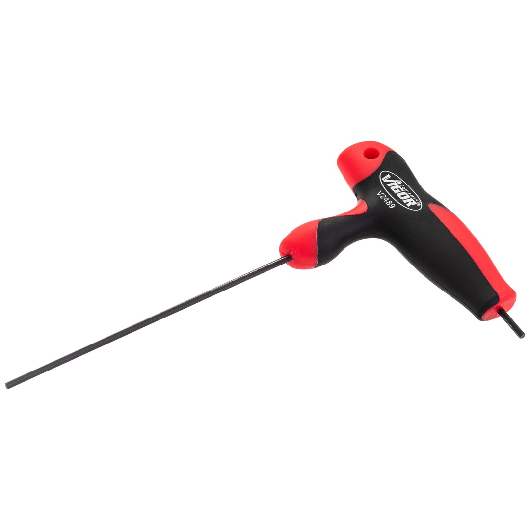 VIGOR Schraubendreher, T-Griff, Innen Sechskant Profil, SW 2 mm