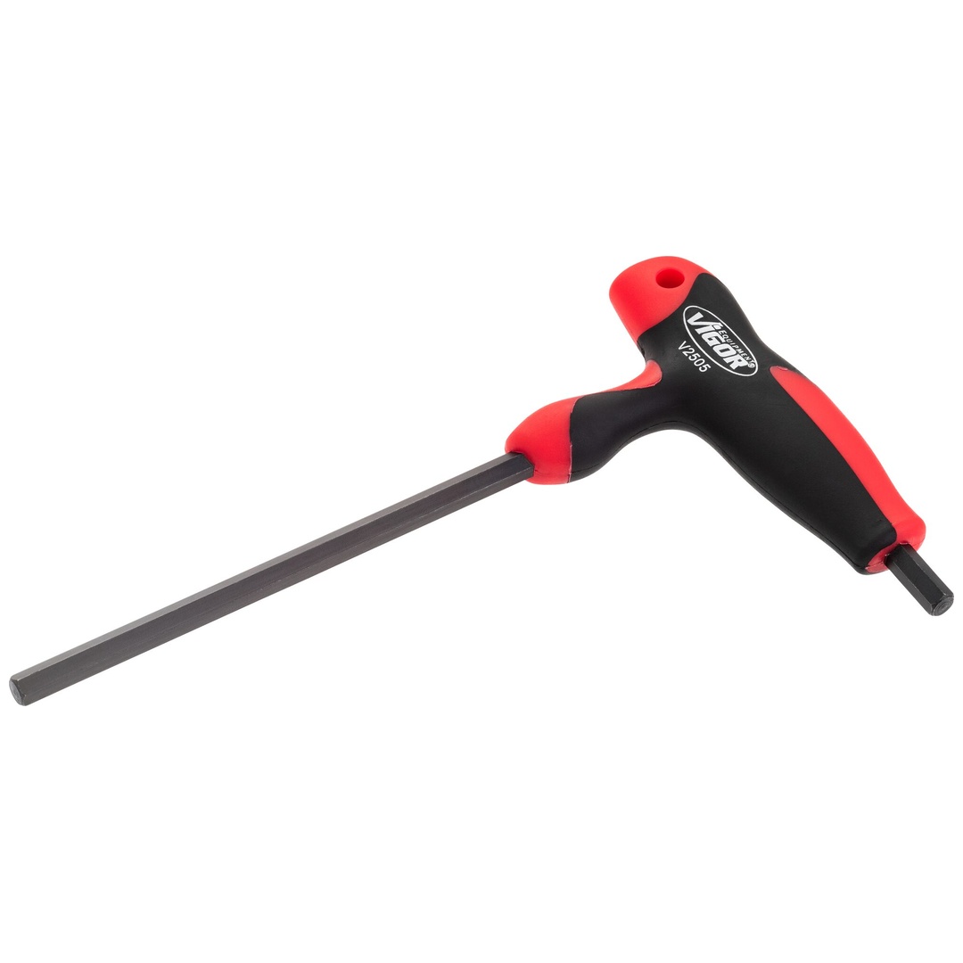 VIGOR Schraubendreher, T-Griff, Innen Sechskant Profil, SW 5 mm