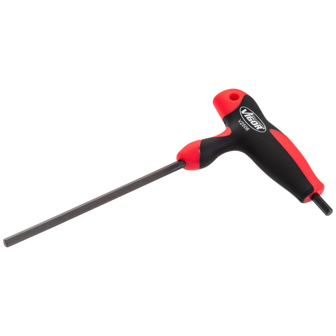 VIGOR Schraubendreher, T-Griff, Innen Sechskant Profil, SW 4 mm