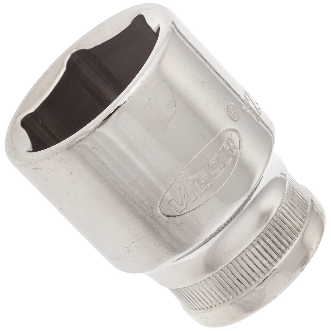 VIGOR Steckschlüsseleinsatz, 1/2 (12,5 mm) Vierkant hohl, Außen Sechskant Profil, SW 23 mm