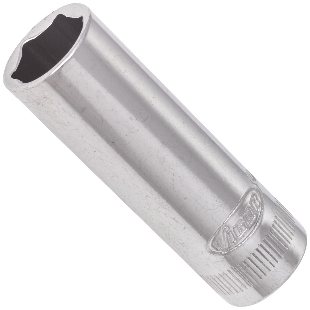 VIGOR Steckschlüsseleinsatz, lang, 1/4 (6,3 mm) Vierkant hohl, Außen Sechskant Profil, SW 11 mm
