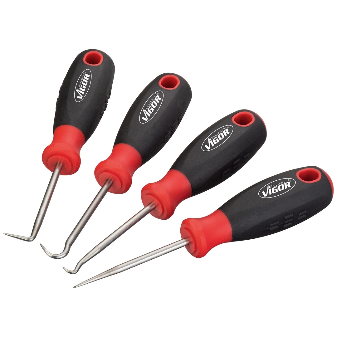 VIGOR Mini Haken Satz, 4-tlg., Anzahl Werkzeuge: 4