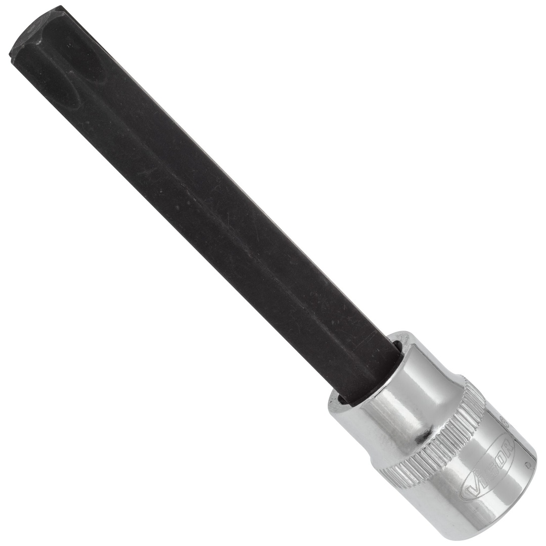 VIGOR Schraubendrehereinsatz, V6091, 3/8 (10 mm) Vierkant hohl, Innen TX Profil, SW T55