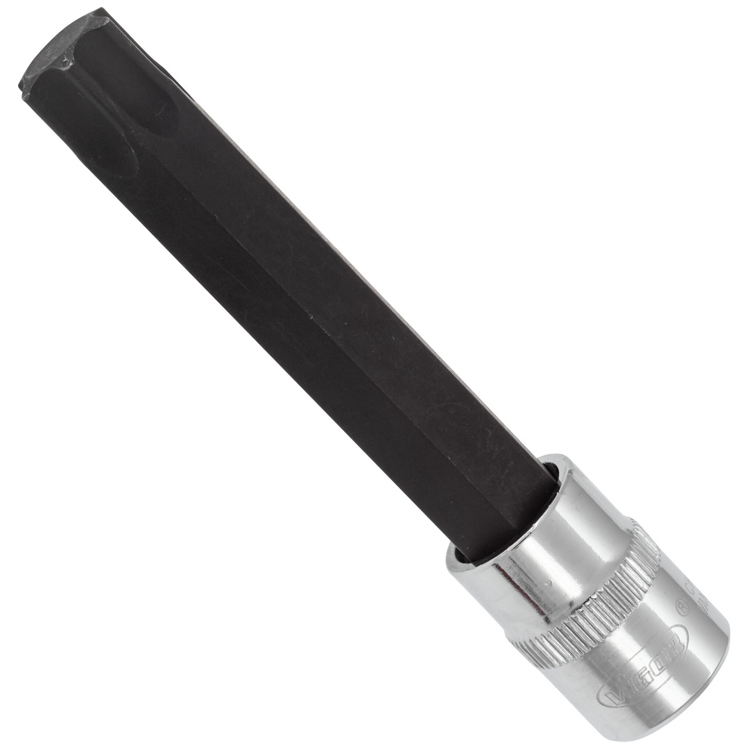 VIGOR Schraubendrehereinsatz, V6092, 3/8 (10 mm) Vierkant hohl, Innen TX Profil, SW T60