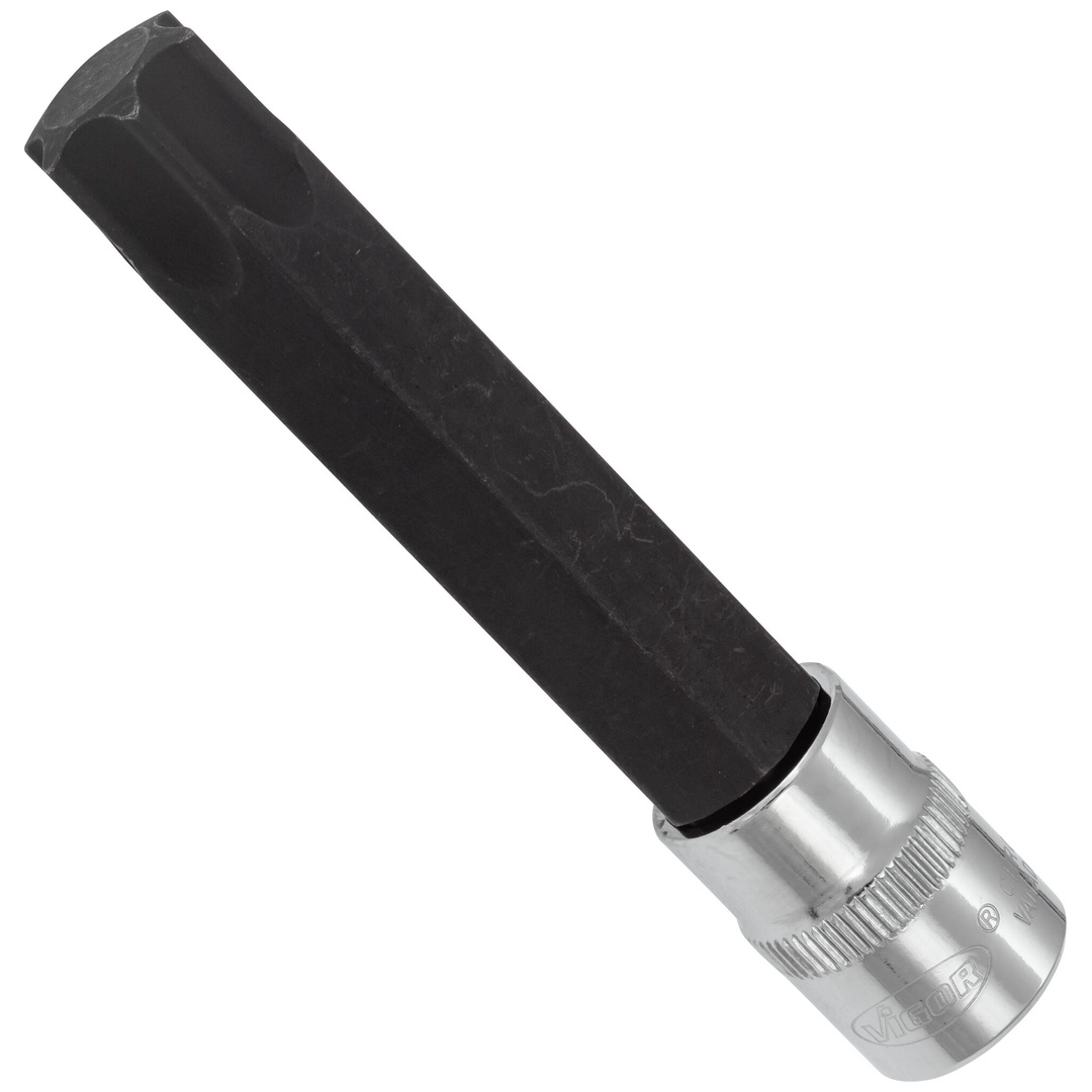 VIGOR Schraubendrehereinsatz, V6093, 3/8 (10 mm) Vierkant hohl, Innen TX Profil, SW T70