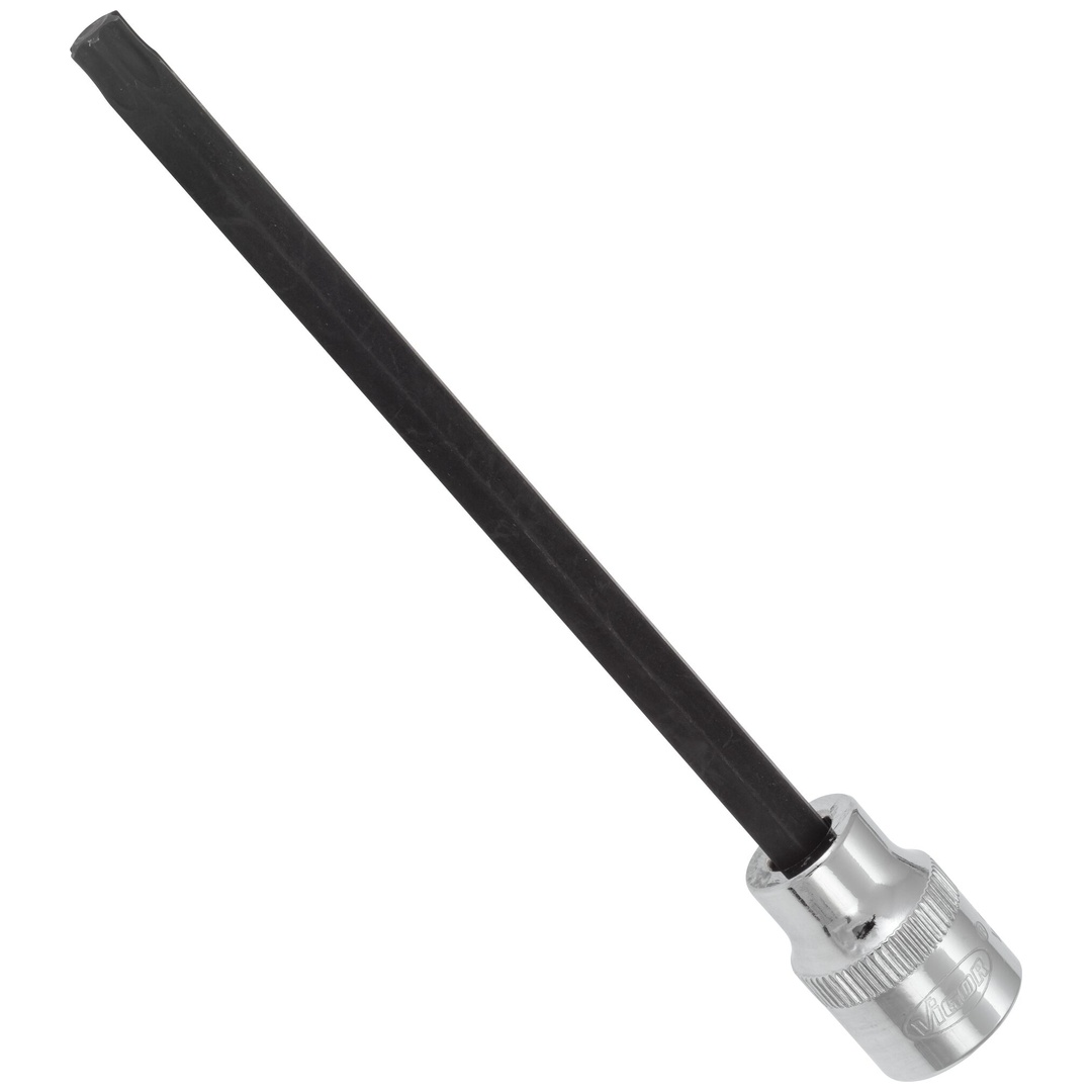 VIGOR Schraubendrehereinsatz, V6094, 3/8 (10 mm) Vierkant hohl, Innen TX Profil, SW T40