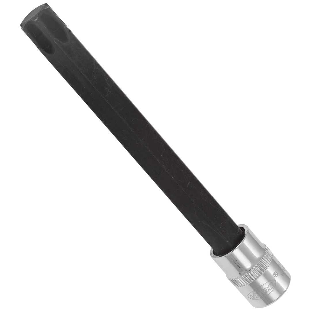 VIGOR Schraubendrehereinsatz, V6098, 3/8 (10 mm) Vierkant hohl, Innen TX Profil, SW T60