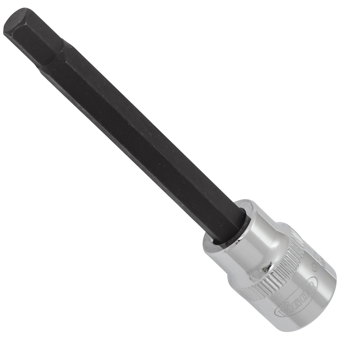 VIGOR Schraubendrehereinsatz, V6143, 3/8 (10 mm) Vierkant hohl, Innen Sechskant Profil, SW 7 mm