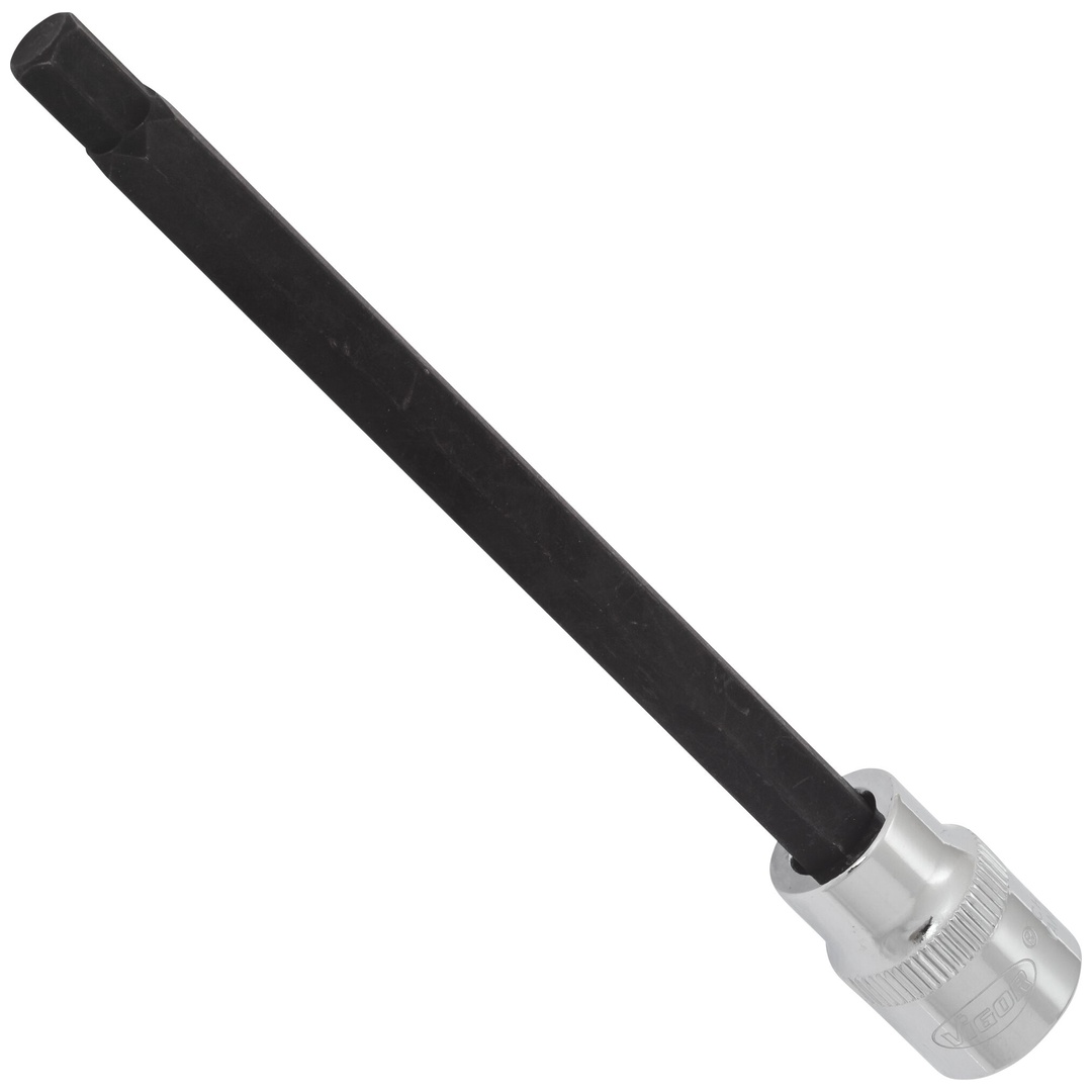 VIGOR Schraubendrehereinsatz, V6151, 3/8 (10 mm) Vierkant hohl, Innen Sechskant Profil, SW 7 mm