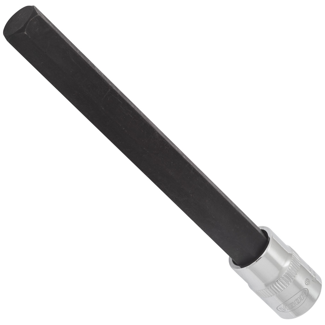 VIGOR Schraubendrehereinsatz, V6154, 3/8 (10 mm) Vierkant hohl, Innen Sechskant Profil, SW 12 mm