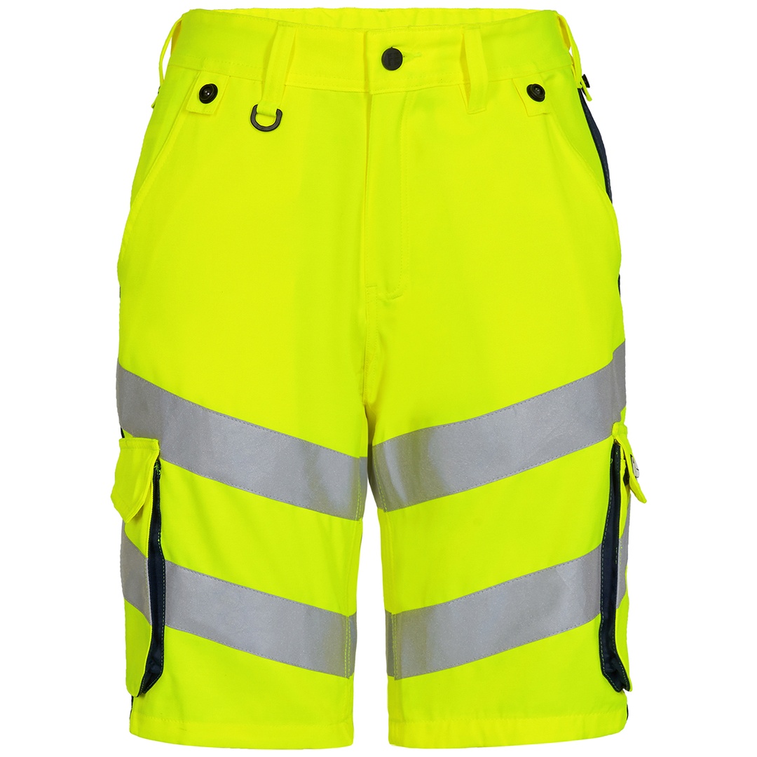 ENGEL Warnschutz Shorts Safety Light Herren 6545-319 Gr. 60 gelb/blue ink