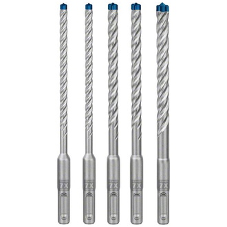 Bosch EXPERT SDS plus-7X Hammerbohrer-Set, 6/6/8/8/10 mm, 5-tlg. Für Bohrhämmer