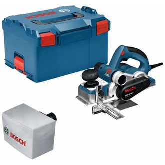 Bosch Hobel GHO 40-82 C mit Staubbeutel und L-BOXX