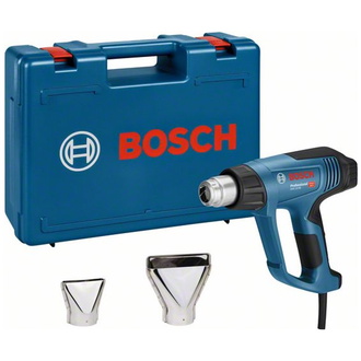 Bosch Heißluftgebläse GHG 23-66, 2 Düsen, Handwerkerkoffer