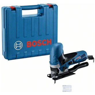 Bosch Stichsäge GST 90 E, incl. 1x Stichsägeblatt, Zubehör, Handwerkerkoffer