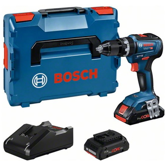 Bosch Akku-Schlagbohrschrauber GSB 18V-55, incl. 2x Akku ProCORE, Ladegerät, L-BOXX mit Einlage