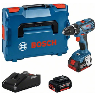 Bosch Akku-Bohrschrauber GSR 18V-28, inkl. 2 x 4.0Ah 18V, Schnellladegerät, L-BOXX