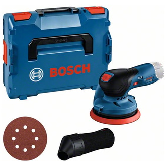 Bosch Akku-Exzenterschleifer GEX 12V-125, incl. Zubehör, L-BOXX