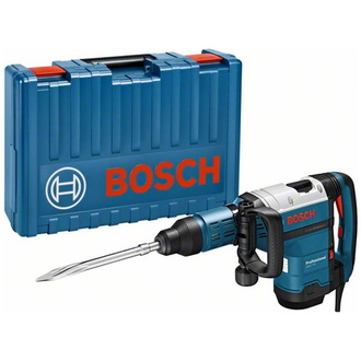 Bosch Schlaghammer mit SDS-max GSH 7 VC, incl. Spitzmeißel, Zubehör, Handwerkerkoffer