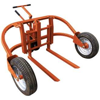 Eichinger Gelände-Hubwagen, 1500 kg, Gabelabstand variabel, reinorange