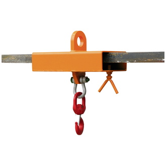 Eichinger Lasthaken Stapler-Aufsatz (für 1 Zinken), 1000 kg, reinorange