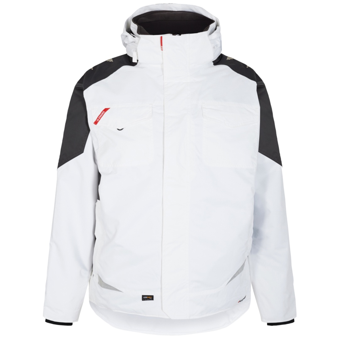 ENGEL Winterjacke Galaxy 1410-354-379 Gr. L weiss/anthrazit grau