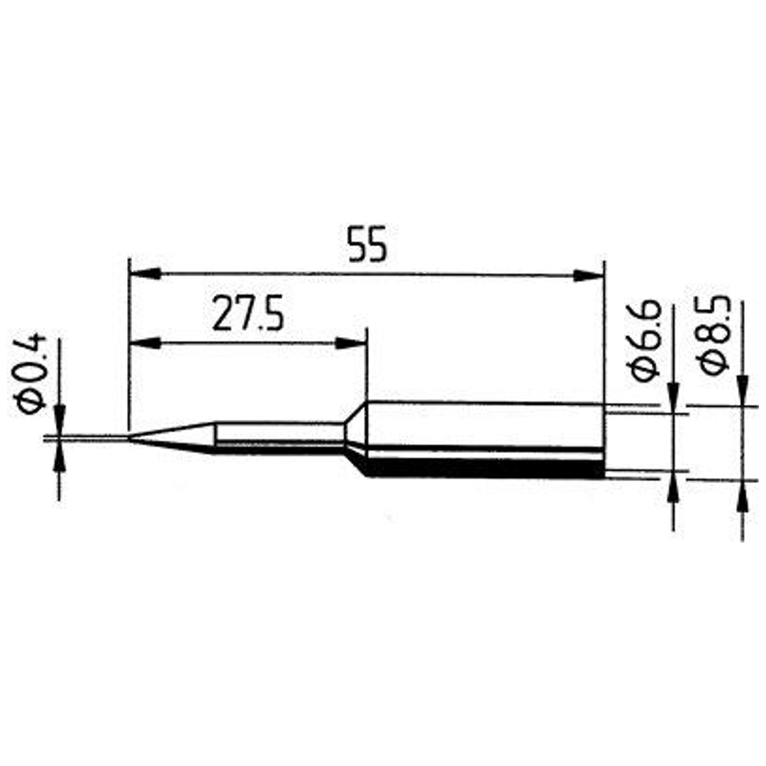 ERSA Lötspitze Bleistiftspitz 0,4 mm Verläng.