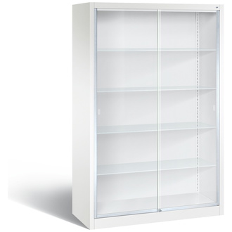 C+P Schiebetürenschrank Acurado-2000 1200 x 1950 x 500 verkehrsweiß, Modell 2050-073