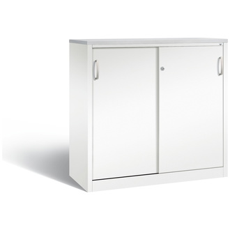 C+P Schiebetürenschrank Acurado-2000 1200 x 1200 x 500 verkehrsweiß/verkehrsweiß, Modell 2057-1200