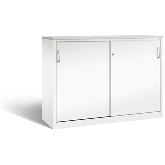 C+P Schiebetürenschrank Acurado-2000 1600 x 1200 x 500 verkehrsweiß/verkehrsweiß, Modell 2157-1200