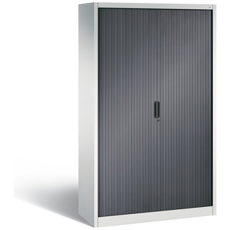 C+P Rollladenschrank Omnispace 1200 x 1980 x 420 lichtgrau/schwarzgrau, Modell 3203-00