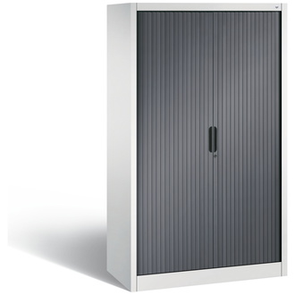 C+P Rollladenschrank Omnispace 1000 x 1660 x 420 lichtgrau/schwarzgrau, Modell 3212-00