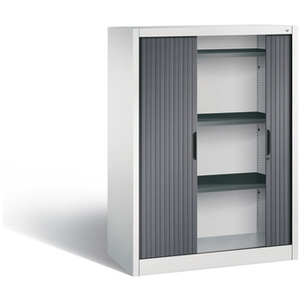 C+P Rollladenschrank Omnispace 1000 x 1345 x 420 lichtgrau/schwarzgrau, Modell 3222-00