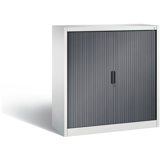 C+P Rollladenschrank Omnispace 1200 x 1230 x 420 lichtgrau/schwarzgrau, Modell 3233-00