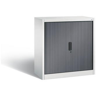 C+P Rollladenschrank Omnispace 1000 x 1030 x 420 lichtgrau/schwarzgrau, Modell 3242-00