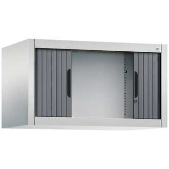 C+P Rollladenschrank Omnispace 800 x 450 x 420 lichtgrau/schwarzgrau, Modell 3261-00