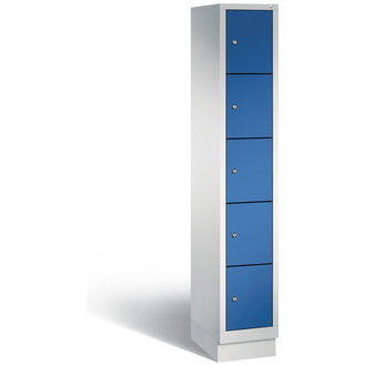 C+P Schließfachschrank Classic 320 x 1800 x 500 enzianblau/lichtgrau, Modell 8020-105