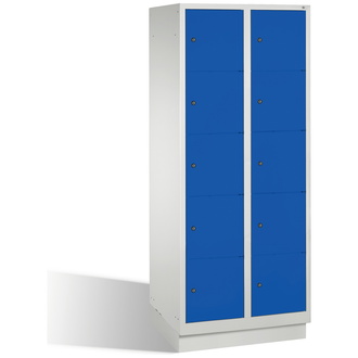 C+P Schließfachschrank Classic 810 x 1800 x 500 enzianblau/lichtgrau, Modell 8020-225