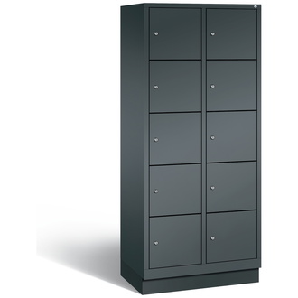 C+P Schließfachschrank Classic 810 x 1800 x 500 anthrazitgrau/anthrazitgrau, Modell 8020-225