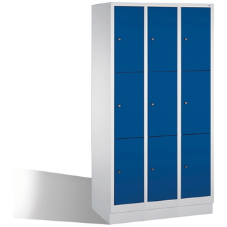 C+P Schließfachschrank Classic 900 x 1800 x 500 enzianblau/lichtgrau, Modell 8020-303