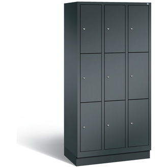 C+P Schließfachschrank Classic 900 x 1800 x 500 anthrazitgrau/anthrazitgrau, Modell 8020-303