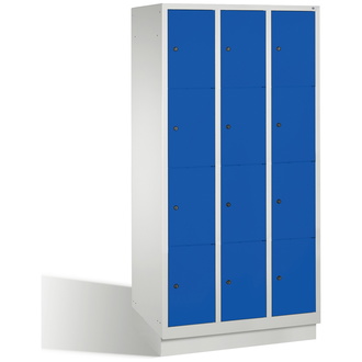 C+P Schließfachschrank Classic 900 x 1800 x 500 enzianblau/lichtgrau, Modell 8020-304