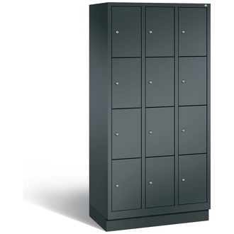 C+P Schließfachschrank Classic 900 x 1800 x 500 anthrazitgrau/anthrazitgrau, Modell 8020-304