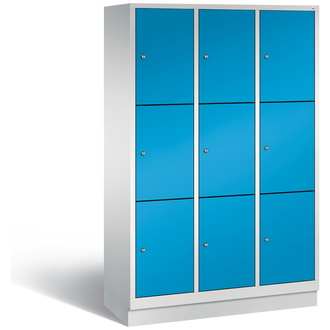 C+P Schließfachschrank Classic 1200 x 1800 x 500 lichtblau/lichtgrau, Modell 8020-323