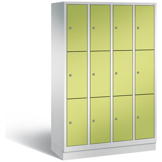 C+P Schließfachschrank Classic 1190 x 1800 x 500 viridingrün/lichtgrau, Modell 8020-403