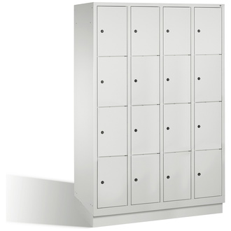 C+P Schließfachschrank Classic 1190 x 1800 x 500 lichtgrau/lichtgrau, Modell 8020-404