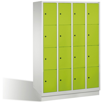 C+P Schließfachschrank Classic 1190 x 1800 x 500 viridingrün/lichtgrau, Modell 8020-404