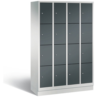 C+P Schließfachschrank Classic 1190 x 1800 x 500 anthrazitgrau/lichtgrau, Modell 8020-404