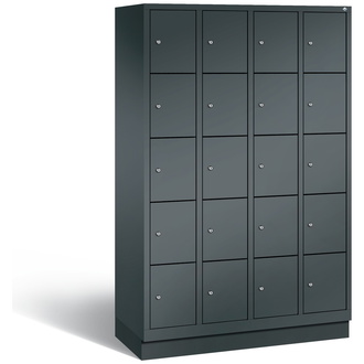 C+P Schließfachschrank Classic 1190 x 1800 x 500 anthrazitgrau/anthrazitgrau, Modell 8020-405