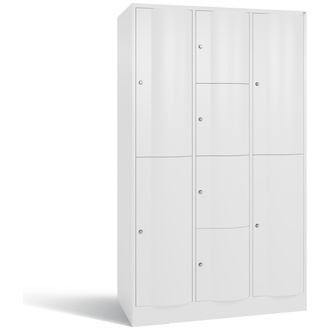 C+P XL-Schließfachschrank Resisto 1148 x 1950 x 640 verkehrsweiß/verkehrsweiß, Modell 8070-3732